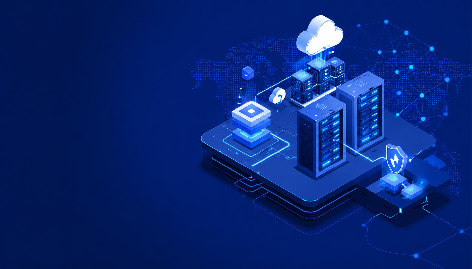 NetExpert BD enterprise IT infrastructure, abstract network topology